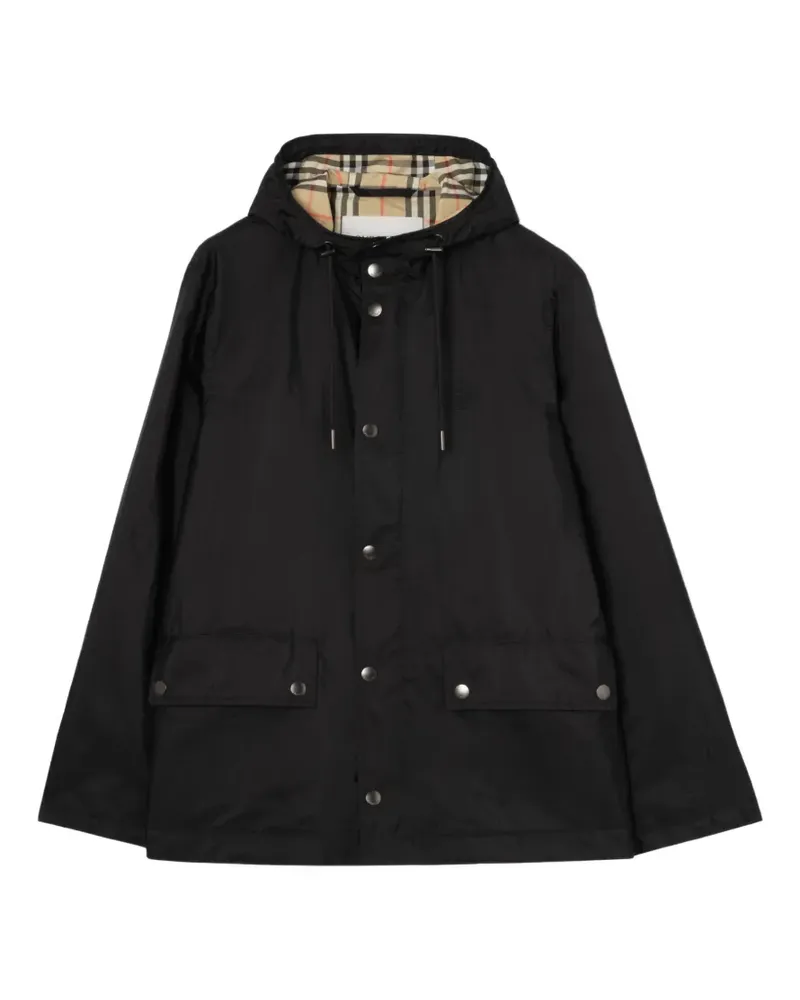 Burberry nylon Pembrey hooded jacket - Schwarz Schwarz