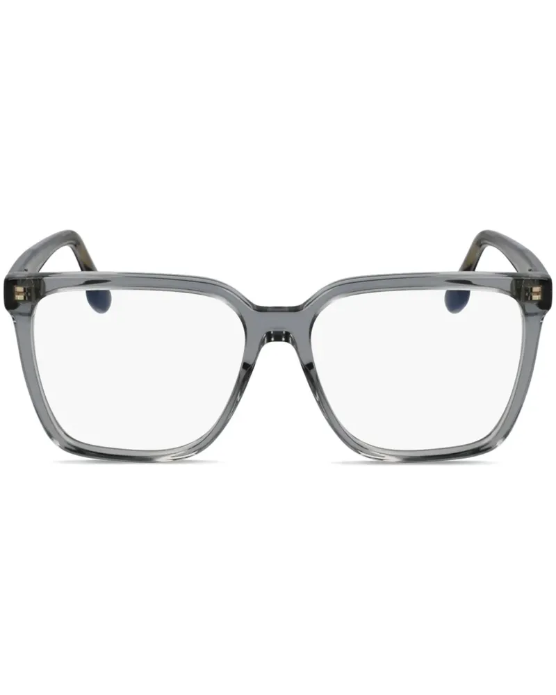 Victoria Beckham Sonnenbrille mit eckigem Gestell - Grau Grau