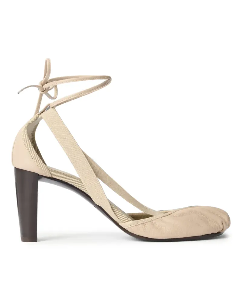 Christophe Lemaire Pedille Ballerinas aus Ziegenleder 80mm - Nude Nude