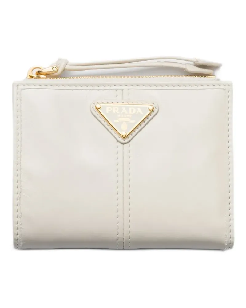 Prada small leather wallet - Nude Nude