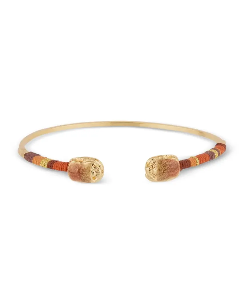 Gas Bijoux Duality Scaramouche wrapped open bracelet - Gold Gold