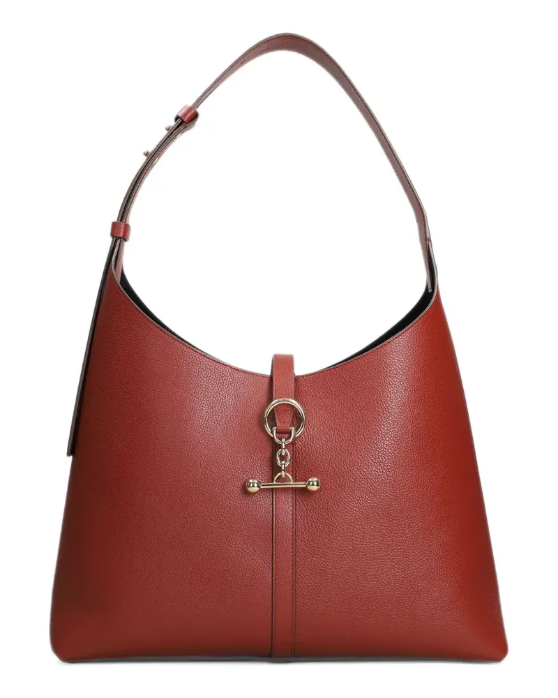 Strathberry Maxi Kite Schultertasche in Beutelform - Braun Braun