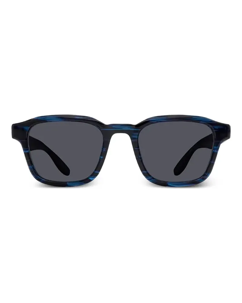 Barton Perreira Eckige Winton Sonnenbrille - Blau Blau
