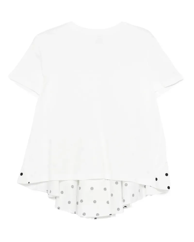 Parlor Gepunktete Bluse - Weiß Weiß