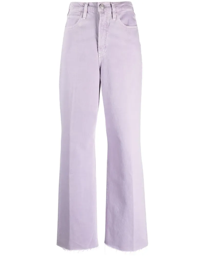 Frame Denim Weite Jeans mit hohem Bund - Violett Violett
