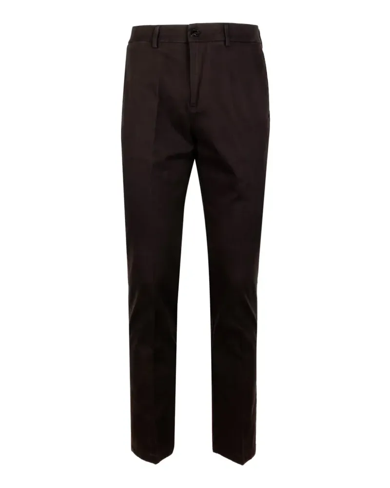CRUNA Brera slim-fit trousers - Braun Braun