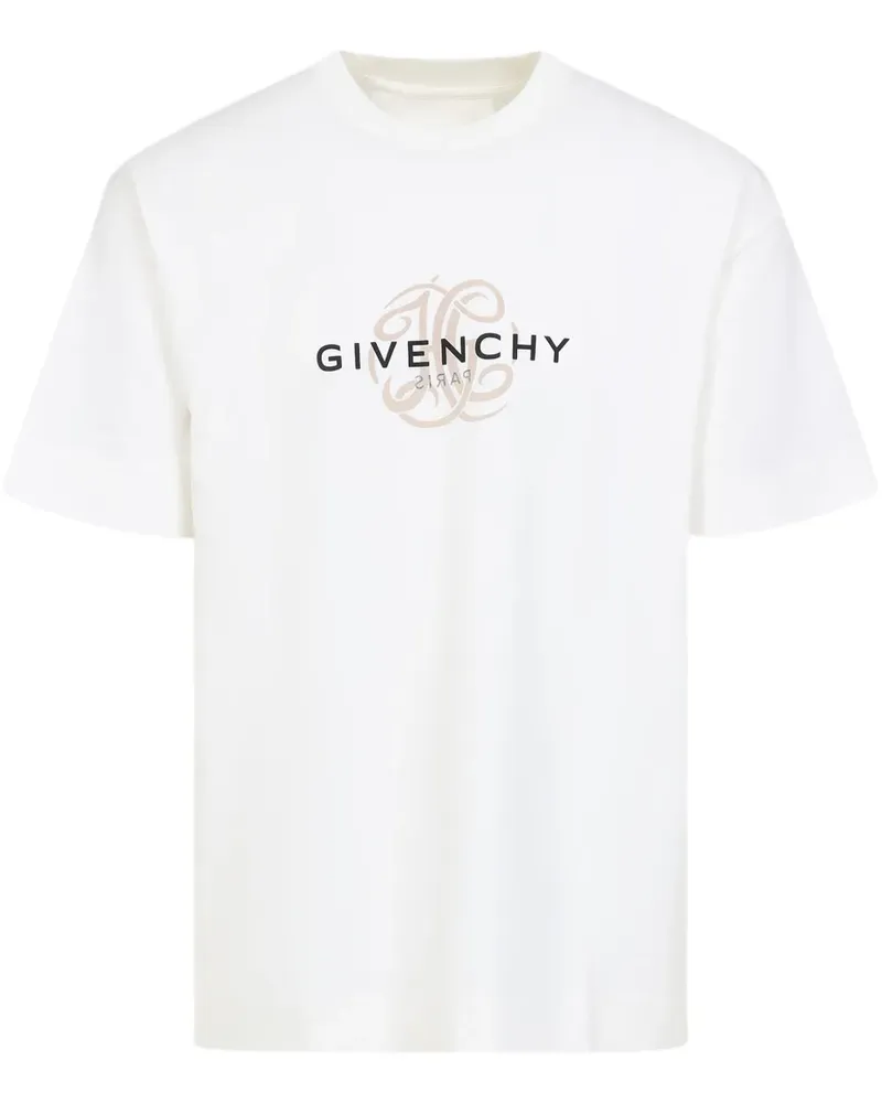 Givenchy T-Shirt mit Logo - Weiß Weiß