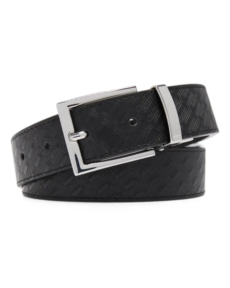 Lancel Gürtel mit Monogramm-Prägung - Schwarz Schwarz