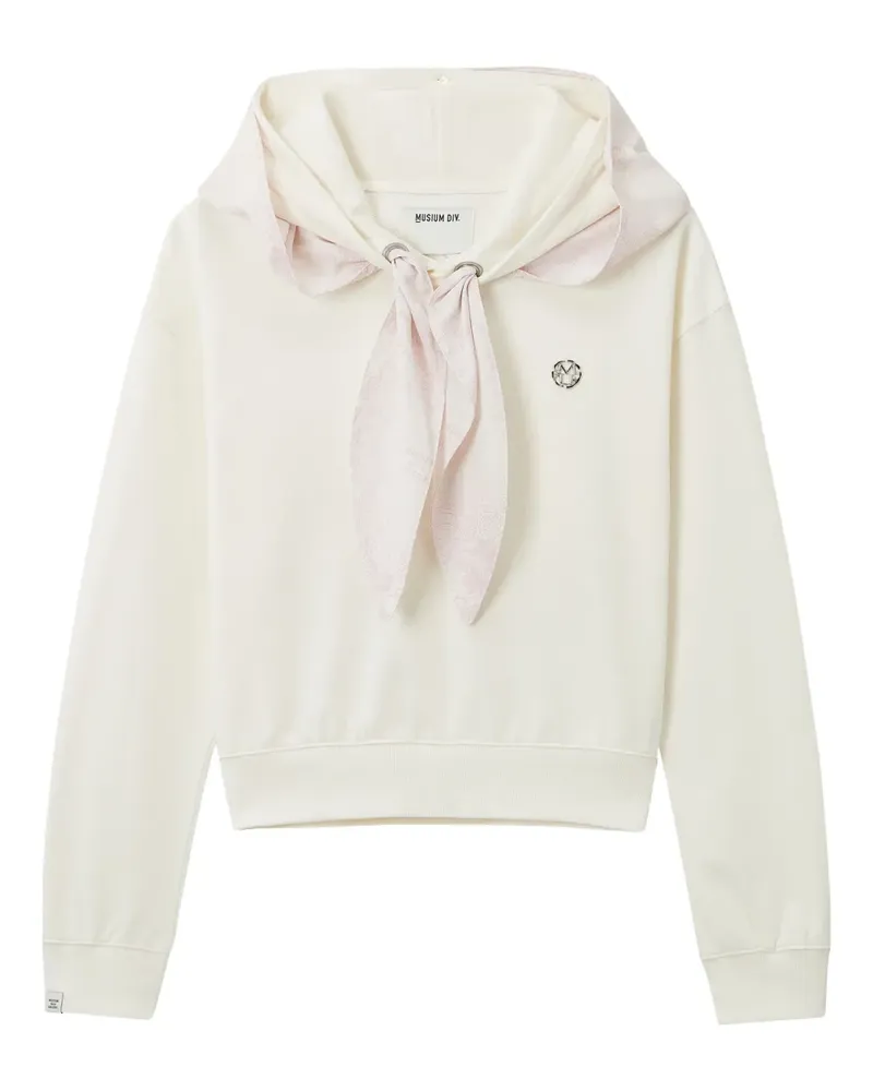 Musium Div. Hoodie mit Logo - Nude Nude