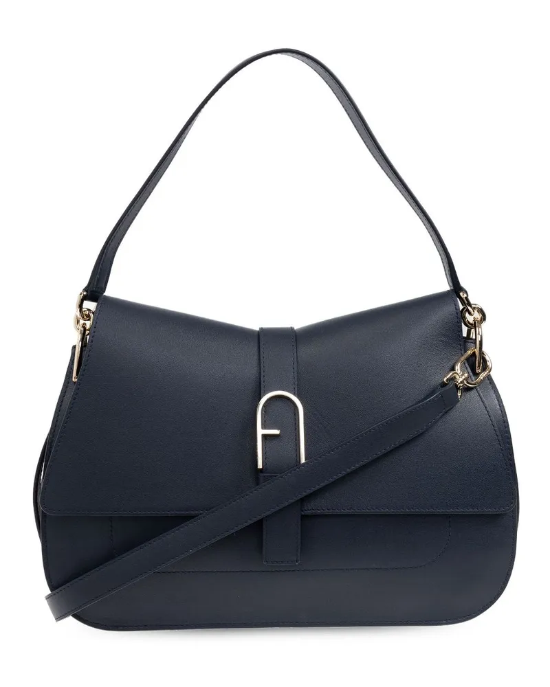 Furla Flow Schultertasche - Blau Blau