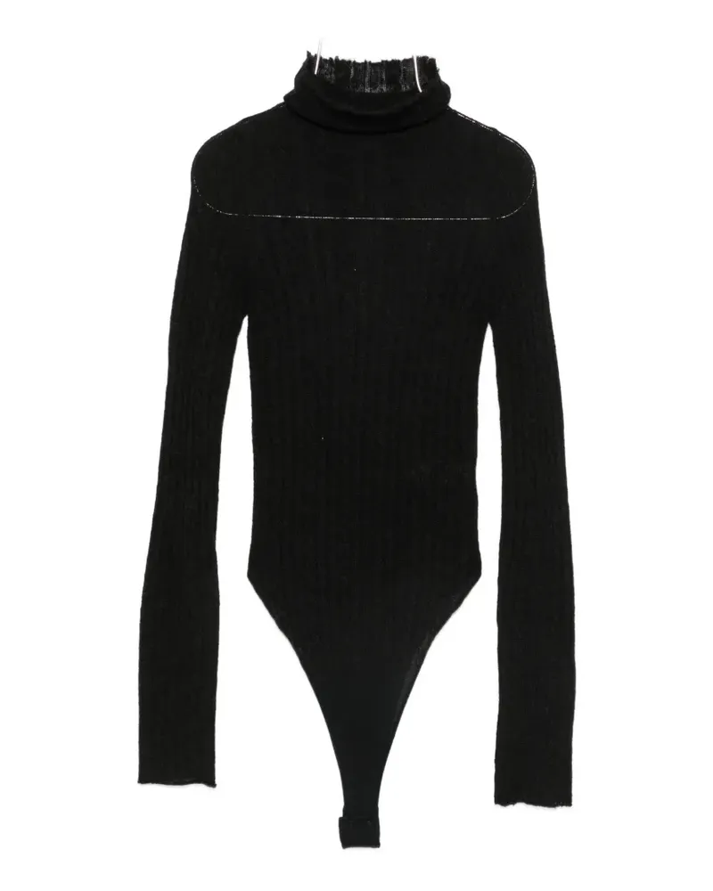 Haikure Margie cable-knit bodysuit - Schwarz Schwarz