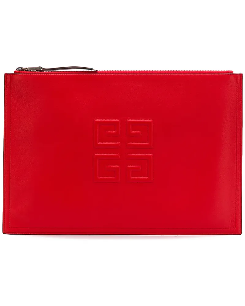 Givenchy Clutch mit Logo - Rot Rot