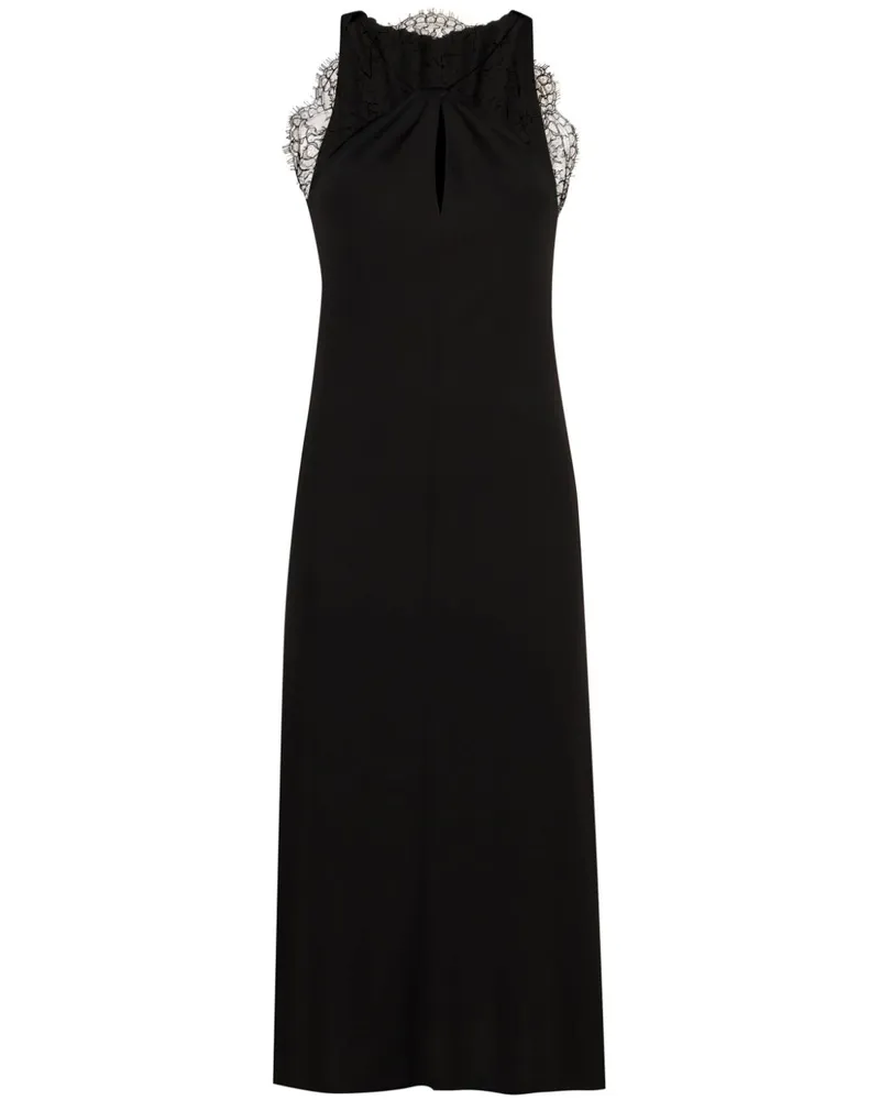 Givenchy Neckholder-Midikleid mit Spitze - Schwarz Schwarz