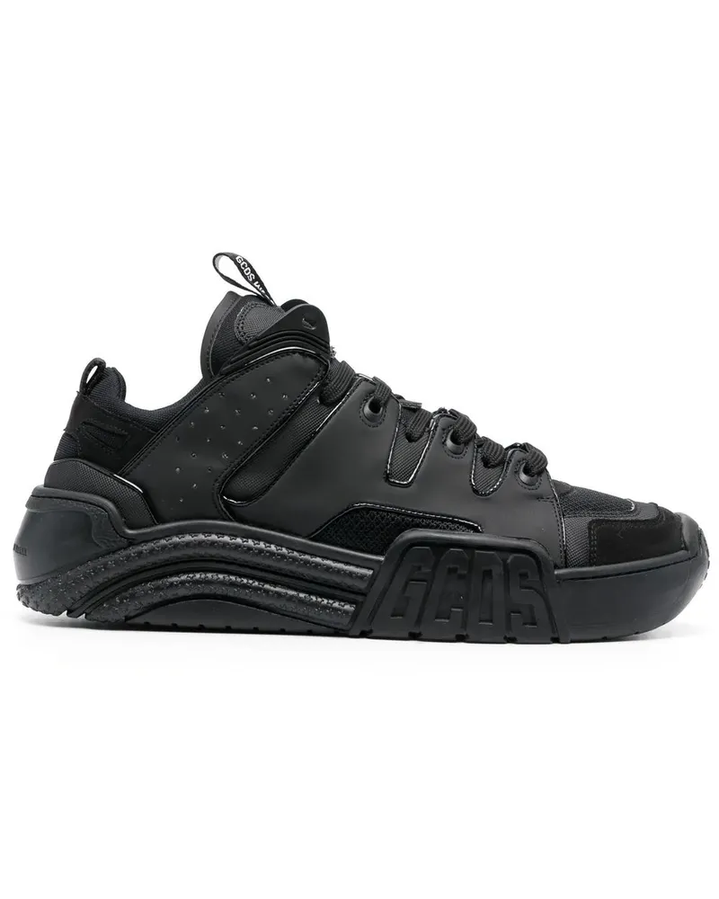 GCDS Sneakers mit Schnürung - Schwarz Schwarz