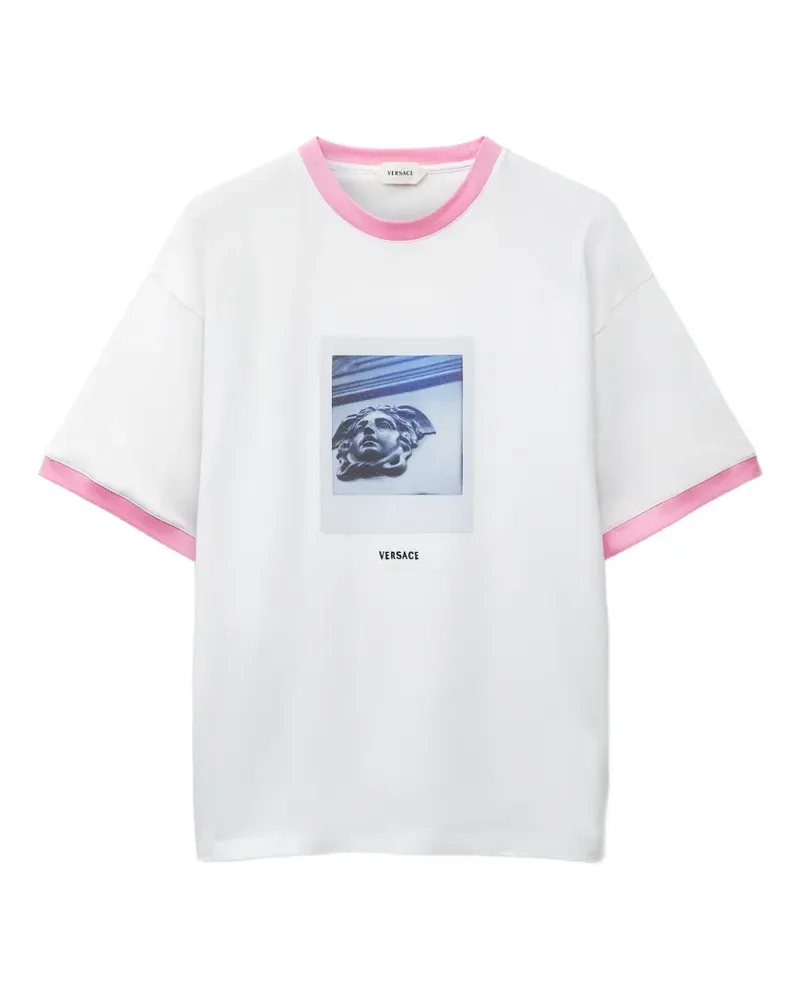 Versace T-Shirt mit Print - Weiß Weiß