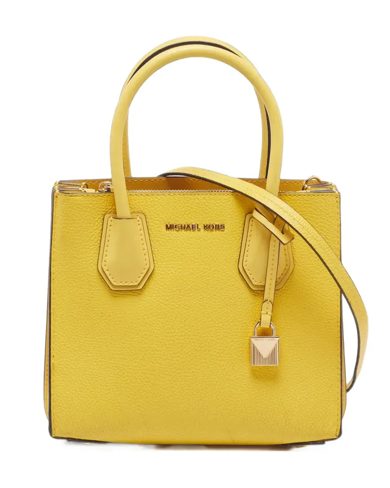 Michael Kors medium Mercer leather tote bag - Gelb Gelb