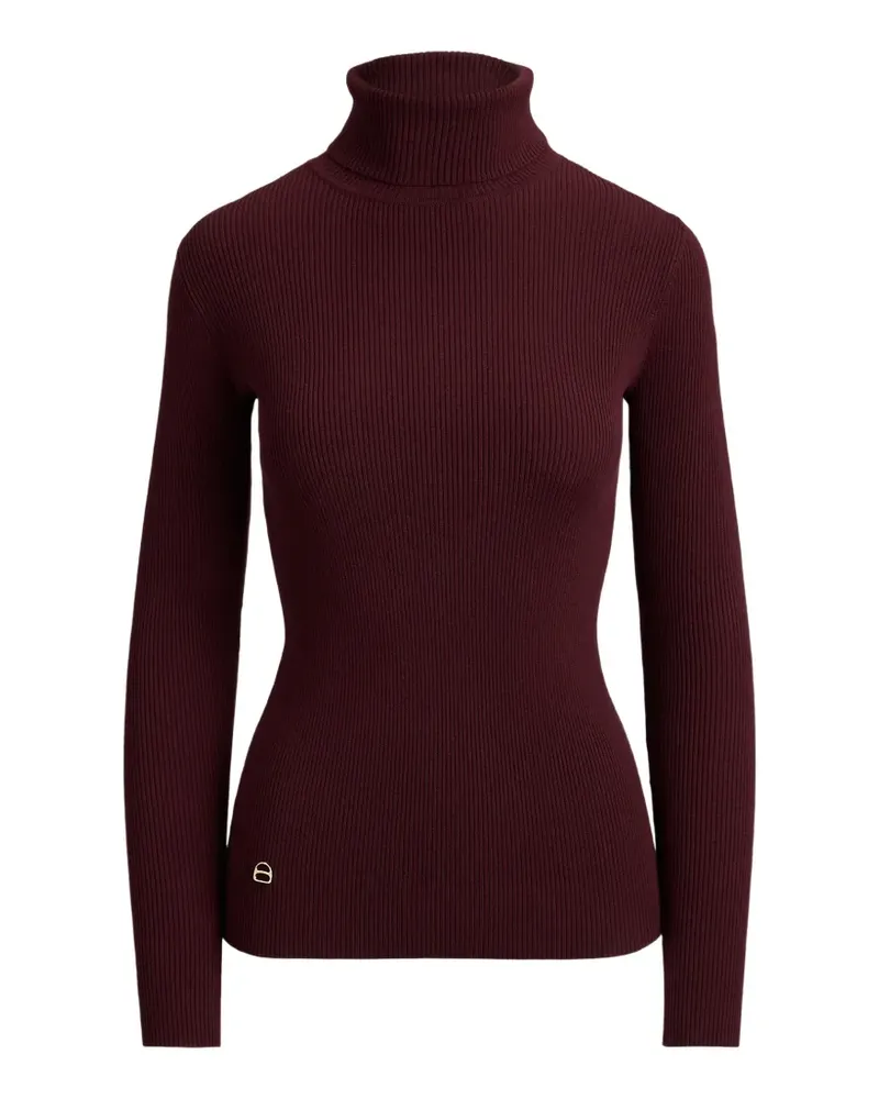Ralph Lauren Gerippter Pullover - Rot Rot