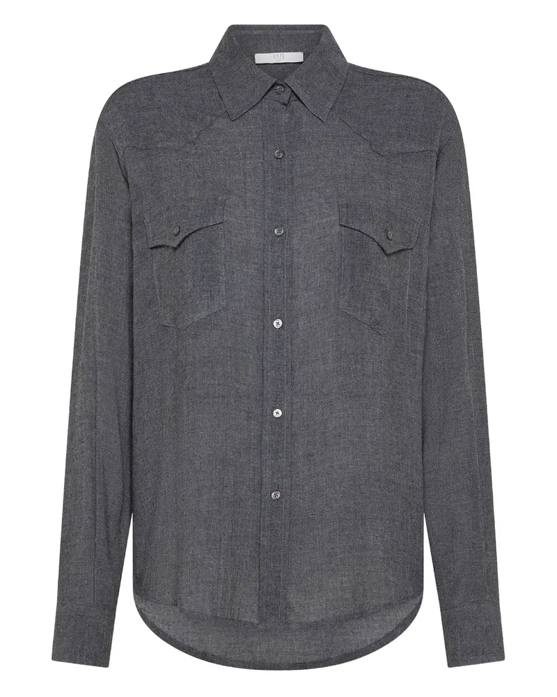 Seventy chest-pocket shirt - Grau Grau