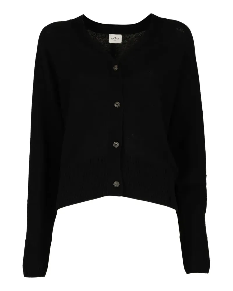 Le Kasha 1918 Lyss Cardigan mit V-Ausschnitt - Schwarz Schwarz