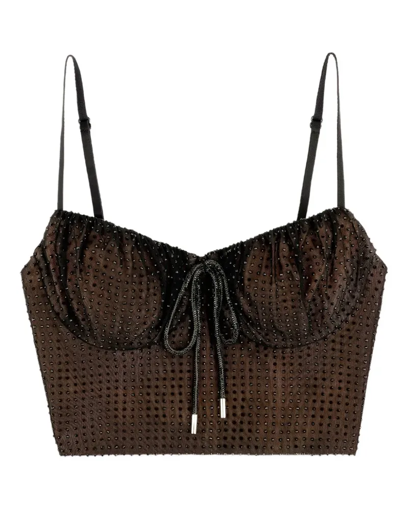 Area crystal hotfix top - Braun Braun