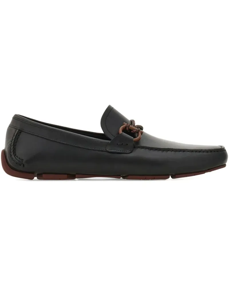 Ferragamo Gancini Loafer - Schwarz Schwarz