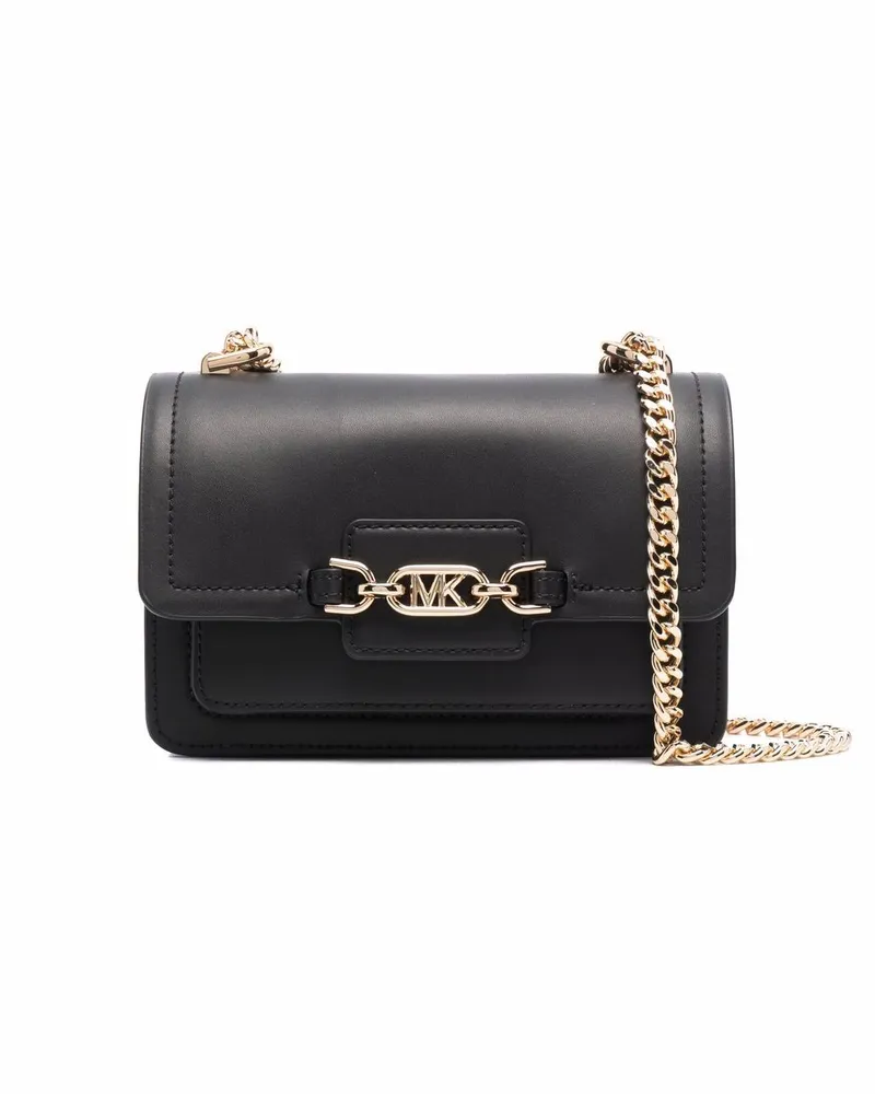 Michael Kors Extrakleine Heather Umhängetasche - Schwarz Schwarz