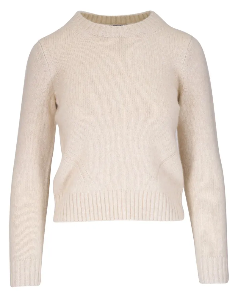 Nili Lotan Gerippter Strickpullover - Nude Nude