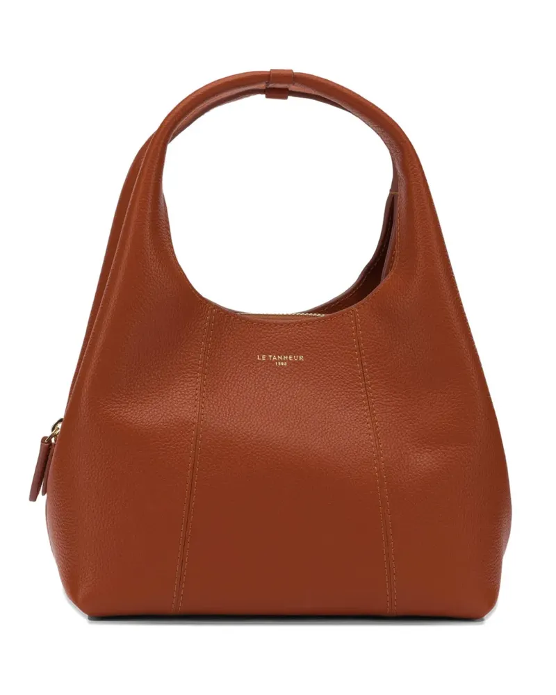 Le Tanneur grainy-leather tote bag - Braun Braun
