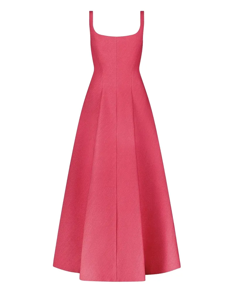 Lela Rose scoop-neck midi dress - Rosa Rosa