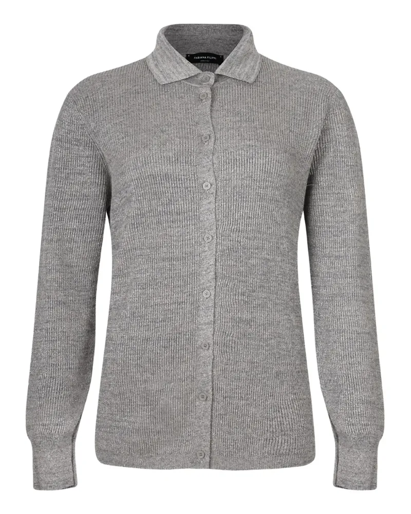 Fabiana Filippi Geknöpfter Cardigan - Grau Grau