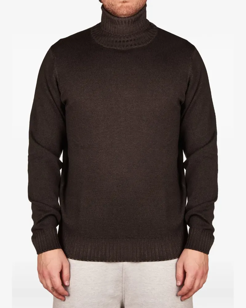 Filippo de Laurentiis roll neck brown sweater - Braun Braun