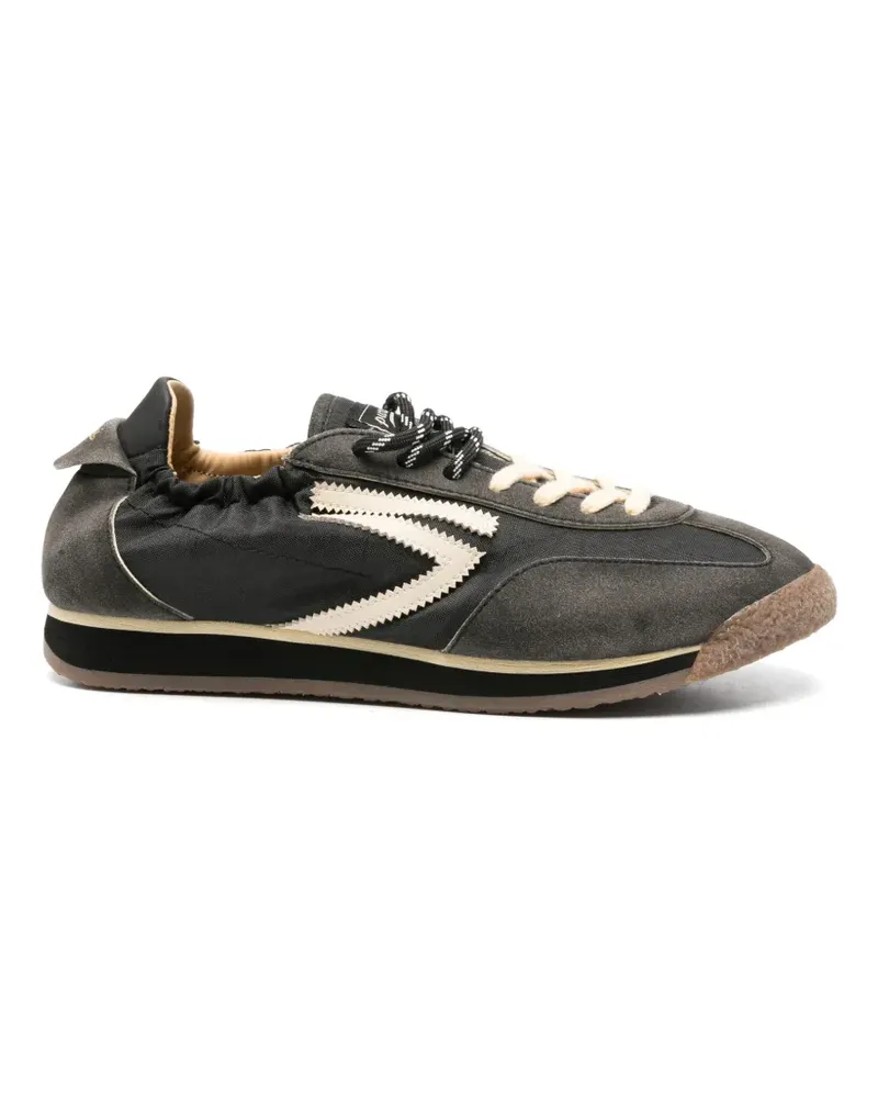 Puraai Sneakers mit Logo-Patch - Schwarz Schwarz