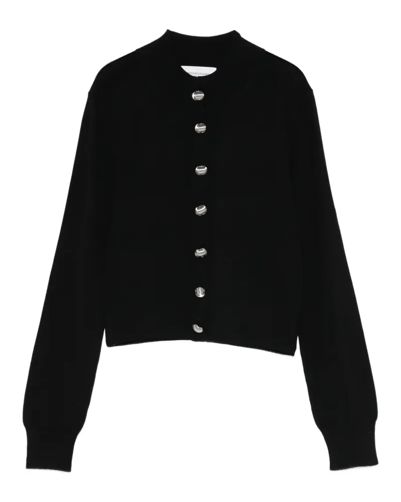 Brandon Maxwell Aubrey button-up cardigan - Schwarz Schwarz