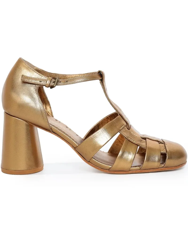 Sarah Chofakian Nouvel Pumps 65mm - Gold Gold