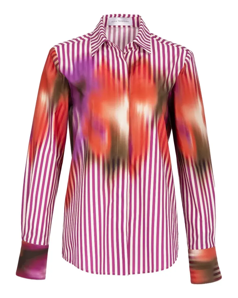 Silvia Tcherassi Linette striped shirt - Rosa Rosa