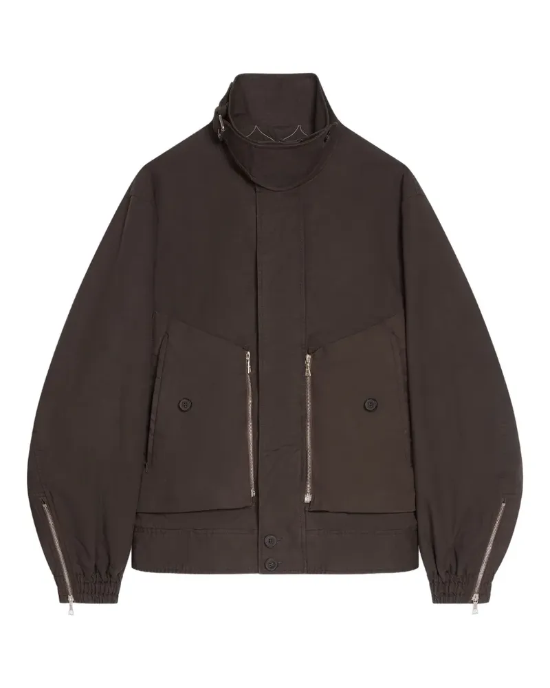 Dries van Noten Bomberjacke mit Reißverschluss - Braun Braun