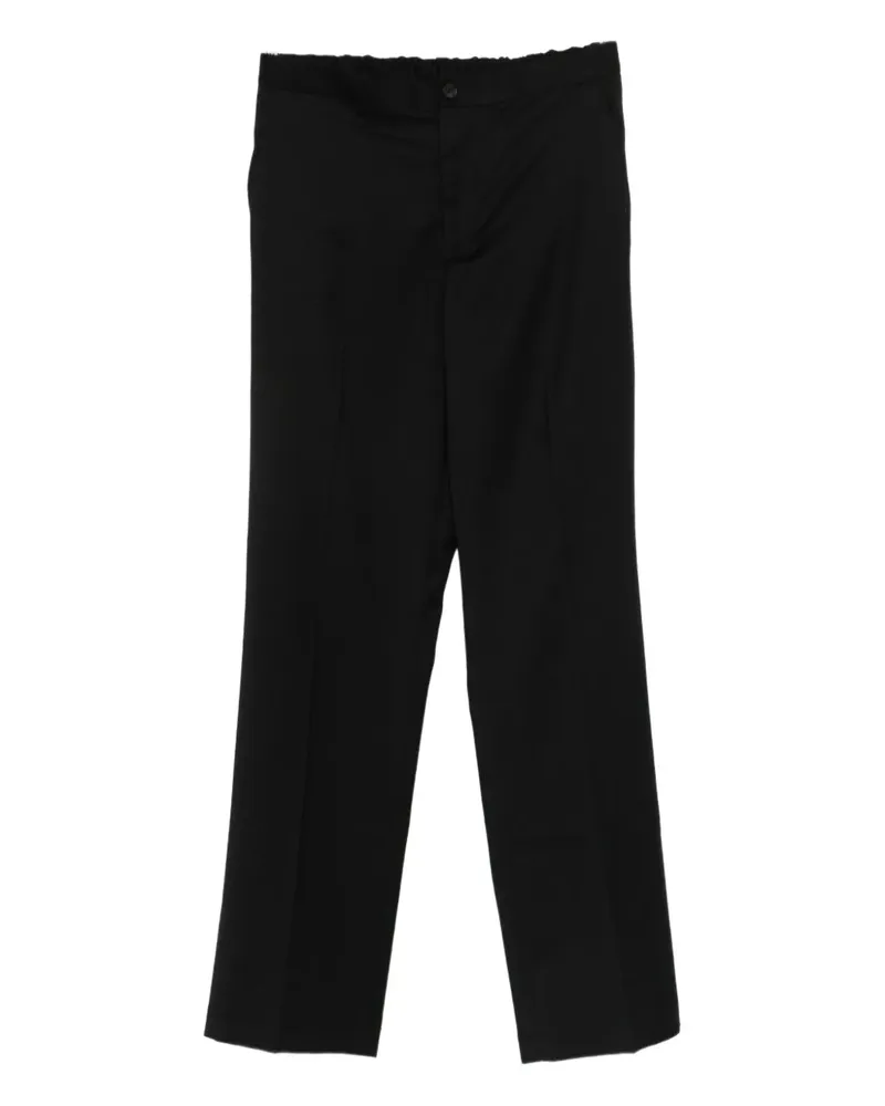 Hevò button trousers - Schwarz Schwarz