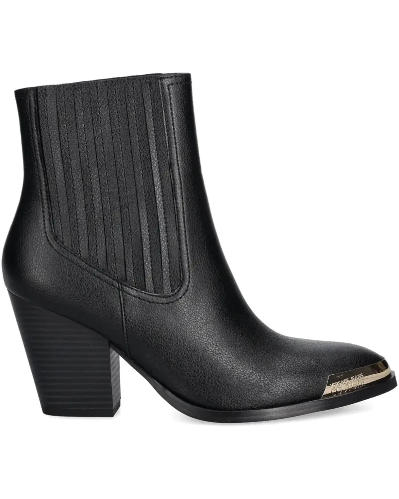 Versace Jeans Stiefel mit spitzer Kappe 85mm - Schwarz Schwarz