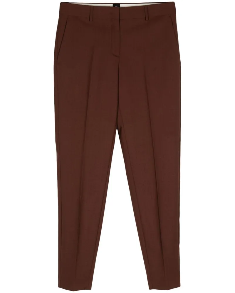 Paul Smith Halbhohe Tapered-Hose Braun