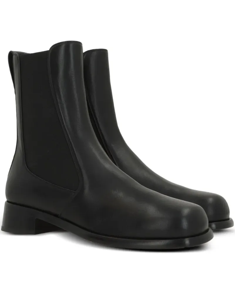 Sergio Rossi Avenue Chelsea-Boots mit elastischen Einsätzen - Schwarz Schwarz