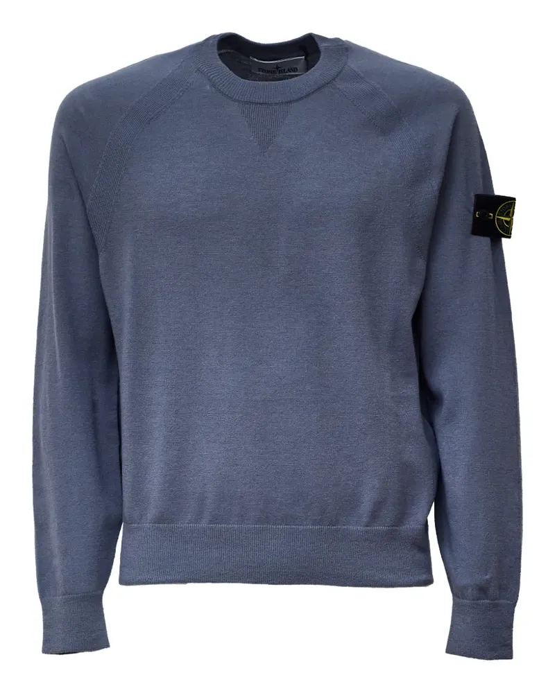 Stone Island Pullover mit Raglanärmeln - Blau Blau