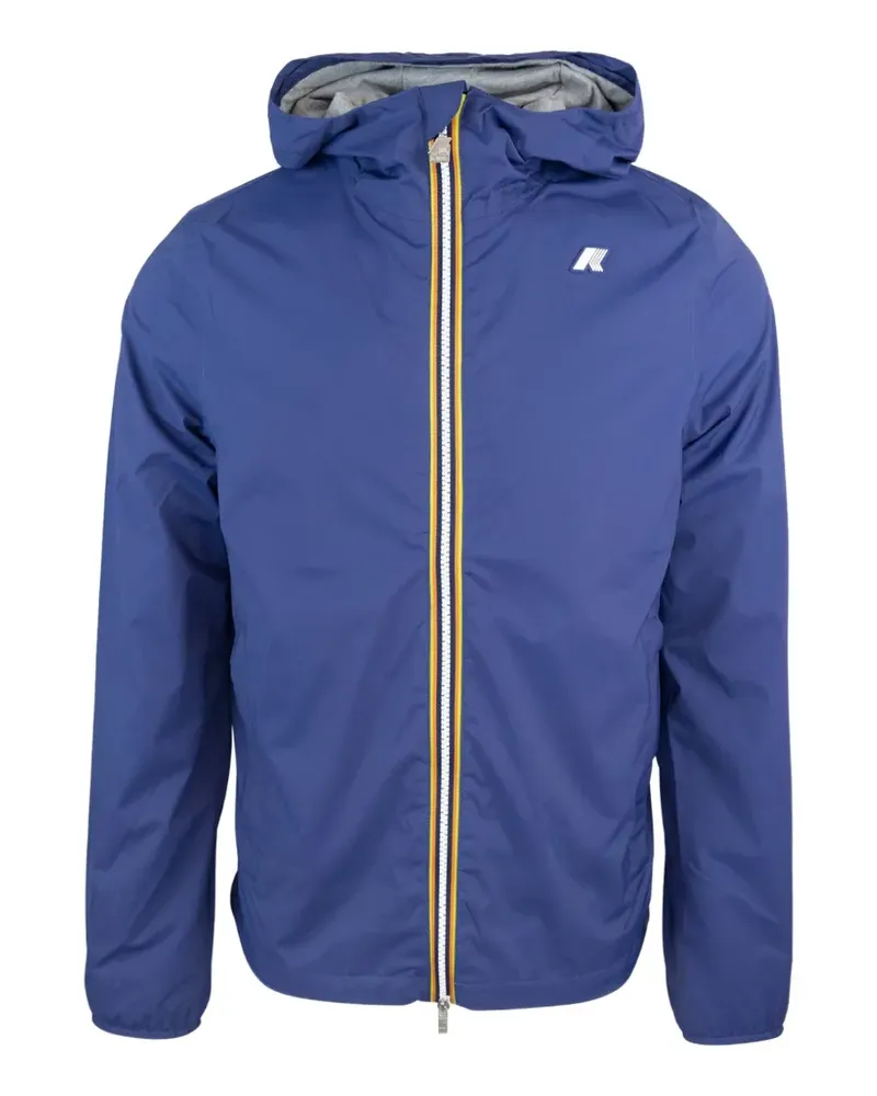 K-Way Jack hooded zip jacket - Blau Blau