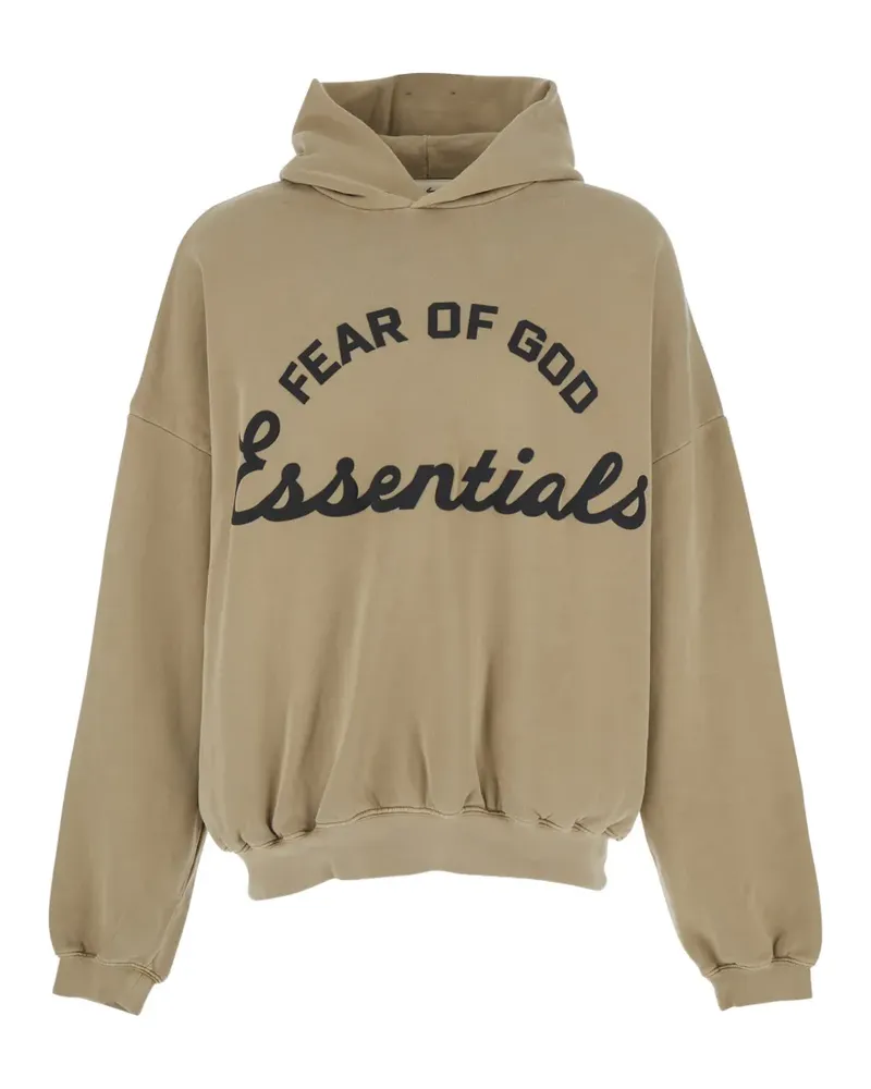 Fear of God Training 90s printed hoodie - Nude Nude