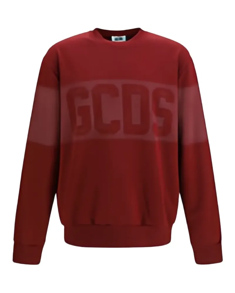 GCDS logo-spray sweatshirt - Rot Rot