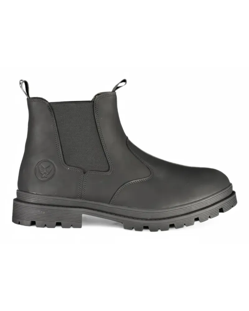 Avirex elasticated-panel ankle boots - Schwarz Schwarz