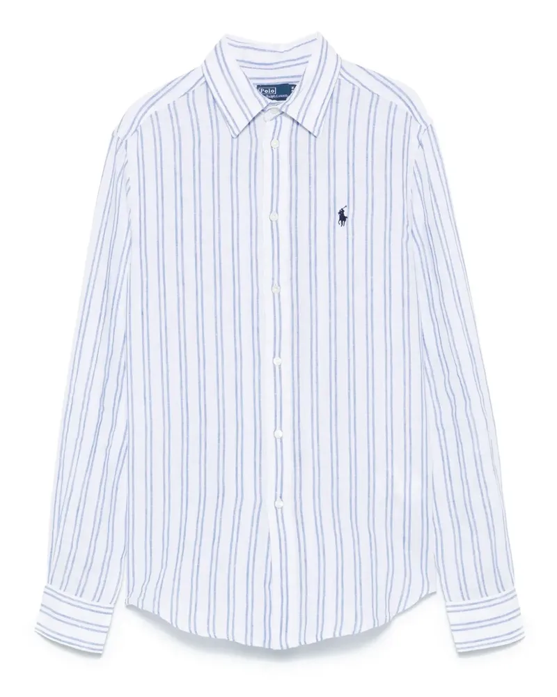 Ralph Lauren Gestreiftes Hemd - Weiß Weiß