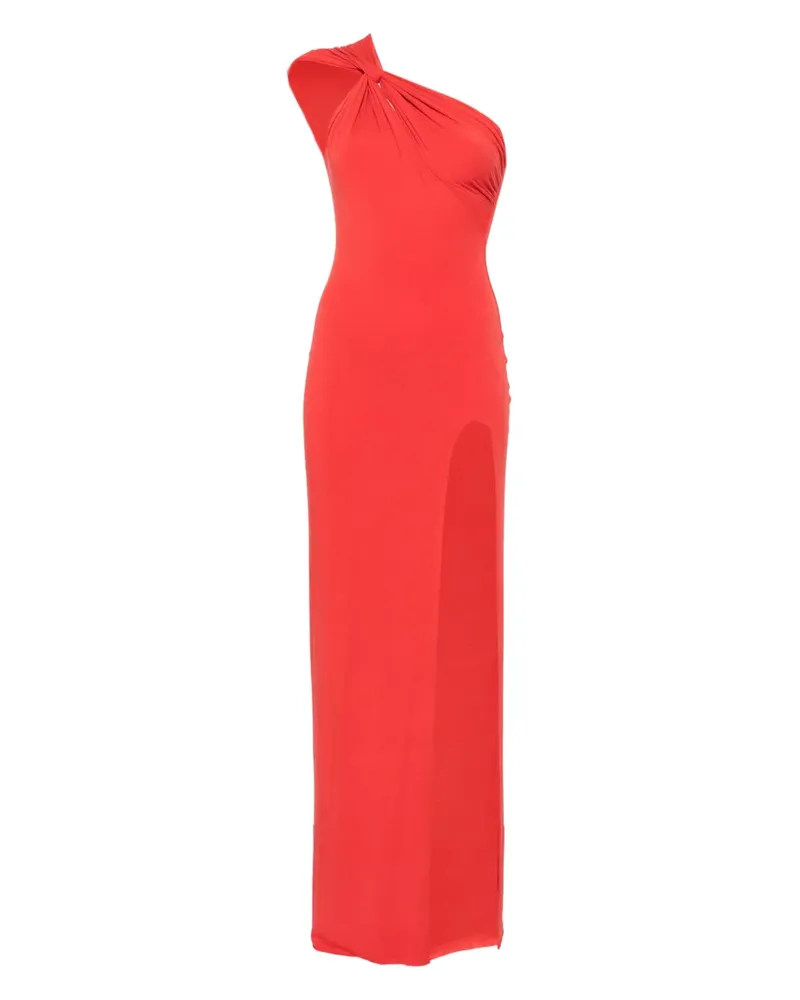 MANURÍ Iman Maxikleid mit Cut-Out - Rot Rot