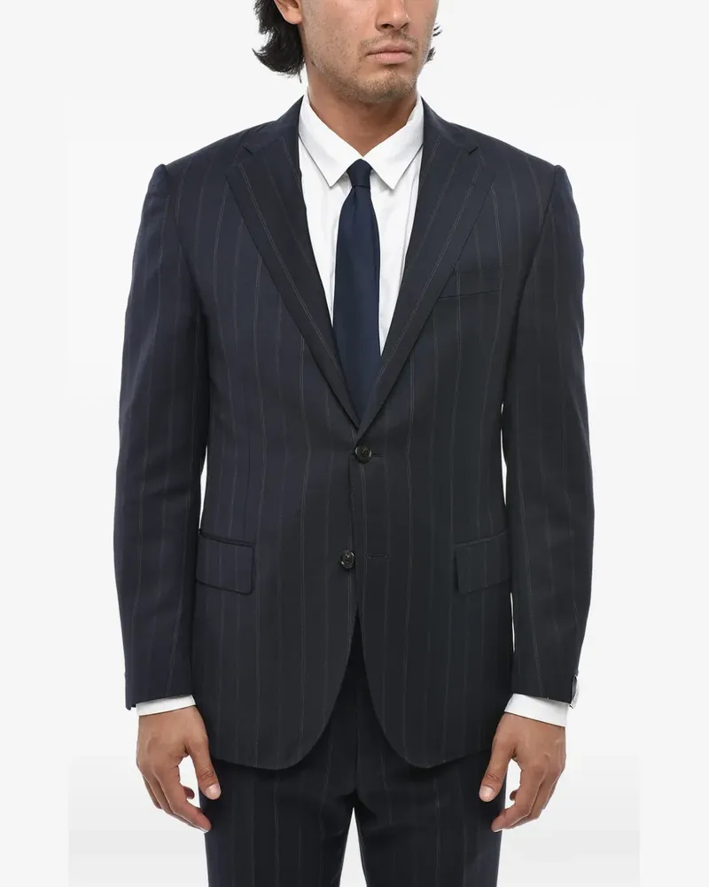 Corneliani Leader Anzug mit Nadelstreifen - Blau Blau