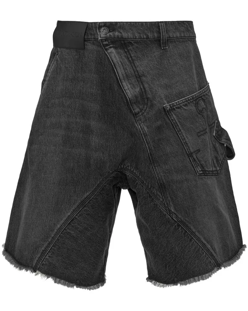 J.W.Anderson Jeans-Shorts im Deconstructed-Look Grau
