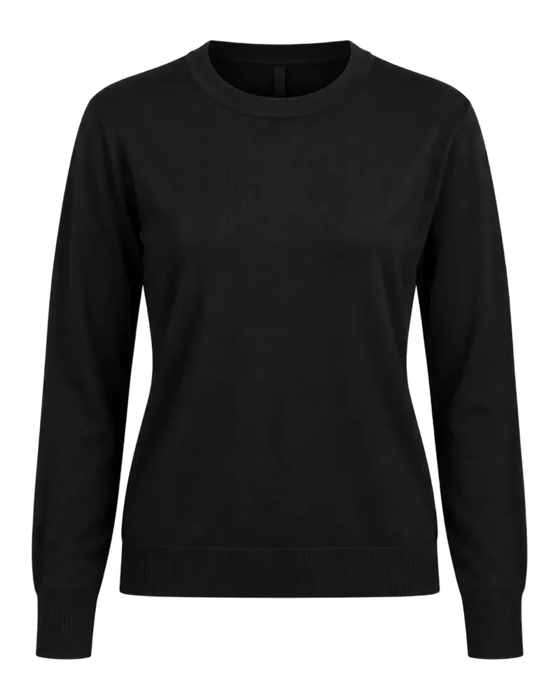 Max Mara Langärmeliger Pullover - Schwarz Schwarz